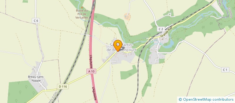 localisation de l'entreprise DYNAMIQUE SANTE + à SAINT-MARTIN-DE-BRETHENCOURT