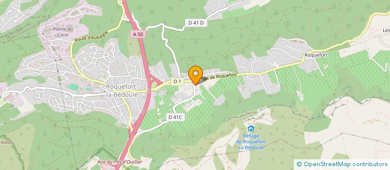 localisation de l'entreprise DYNAMIQUE SEREINE  ROQUEFORT-LA-BEDOULE