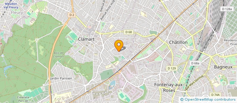 localisation de l'entreprise DYNAMIQUE SERVICES MULTIPLES à CLAMART