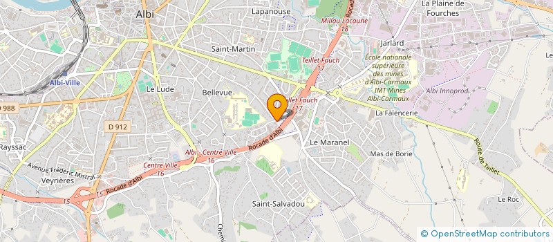 localisation de l'entreprise DYNAMIQUE TARNAISE à ALBI