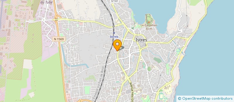 localisation de l'entreprise DYNAMIQUE ZEN à ISTRES