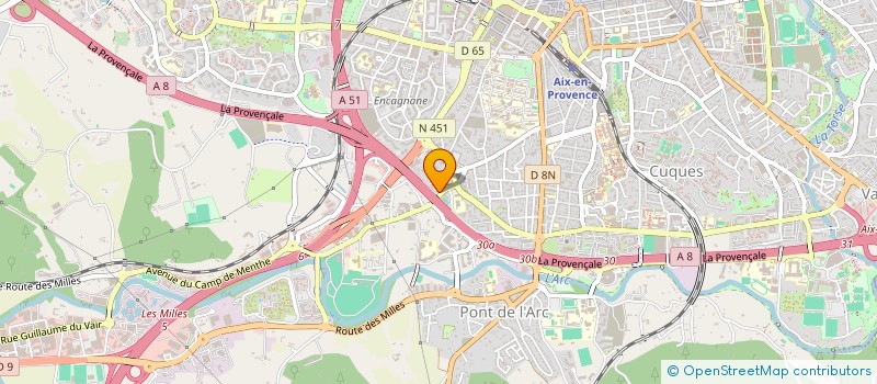 localisation de l'entreprise DYNAMIS à AIX-EN-PROVENCE