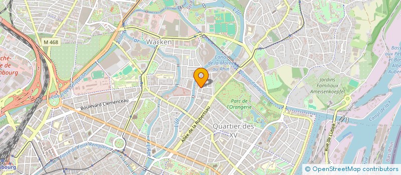 localisation de l'entreprise DYNAMIS  STRASBOURG