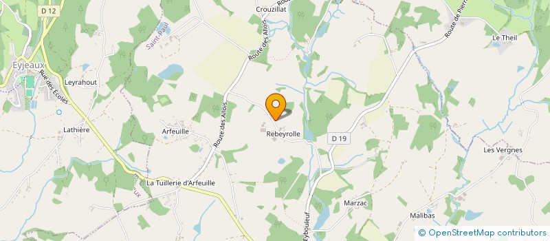 localisation de l'entreprise DYNAMIS 87  SAINT-PAUL