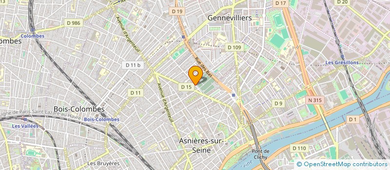 localisation de l'entreprise DYNAMIS CONSEIL  ASNIERES-SUR-SEINE