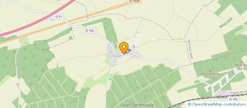 localisation de l'entreprise DYNAMIS-CREUSE  CREUSE