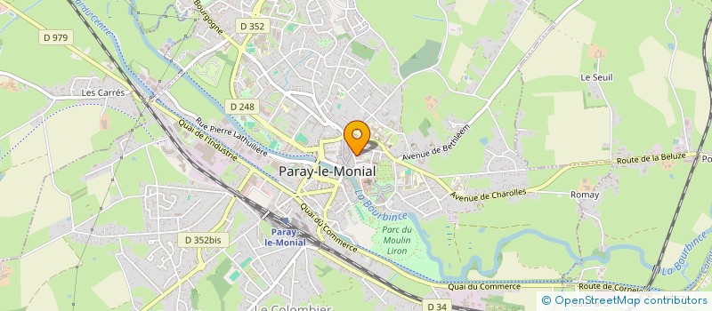 localisation de l'entreprise DYNAMIS ENERGIE à PARAY LE MONIAL