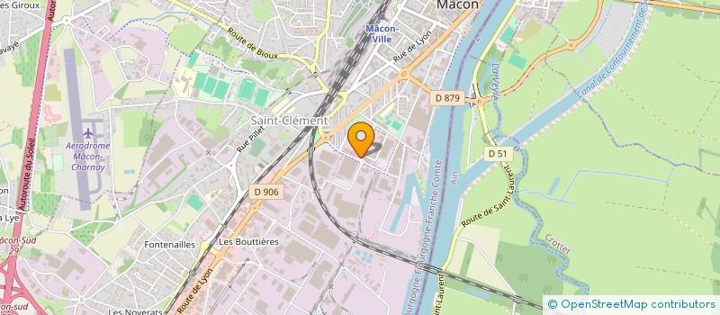 localisation de l'entreprise DYNAMIS FRANCE à MACON