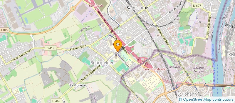 localisation de l'entreprise DYNAMIS RACING à SAINT-LOUIS