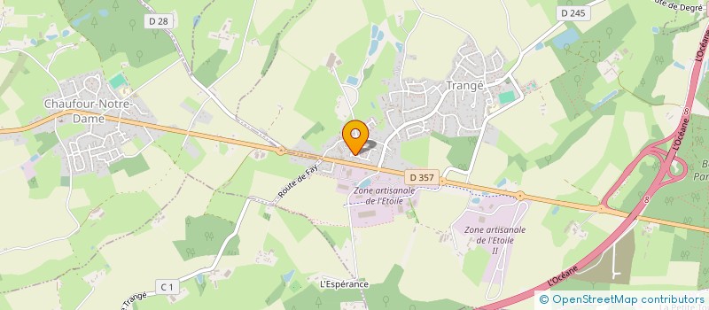 localisation de l'entreprise DYNAMIS TALENT RH  TRANGE