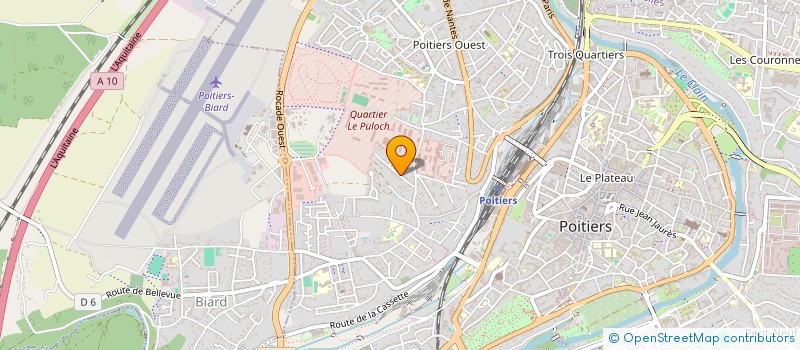 localisation de l'entreprise DYNAMISME DES JEUNES SOLIDAIRES EN FRANCE  POITIERS