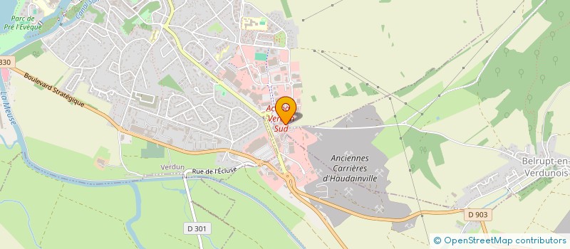 localisation de l'entreprise DYNAMITE 55 à VERDUN