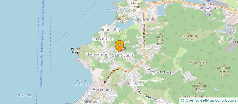localisation de l'entreprise DYNAMIX à SAINT MARTIN