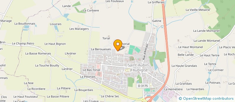 localisation de l'entreprise DYNAMIX BRETAGNE  SAINT-AUBIN-D'AUBIGNE