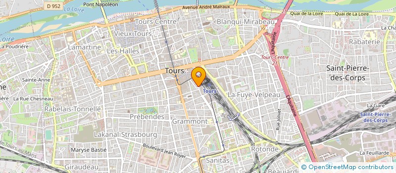 localisation de l'entreprise DYNAMIX FIT'UP SARL à TOURS