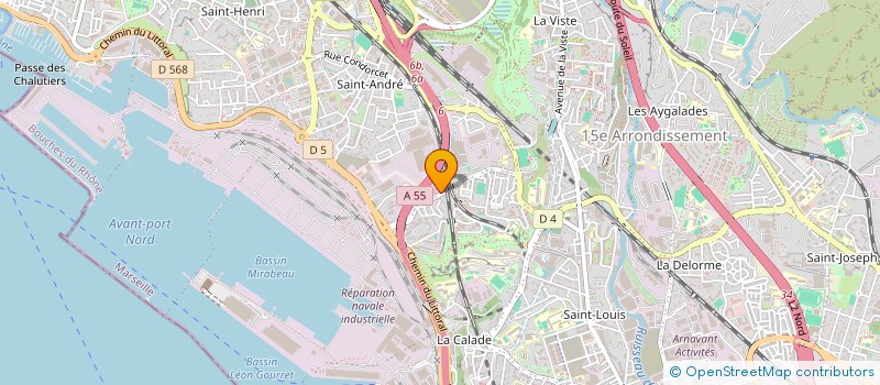 localisation de l'entreprise DYNAMIX FORMATION  MARSEILLE