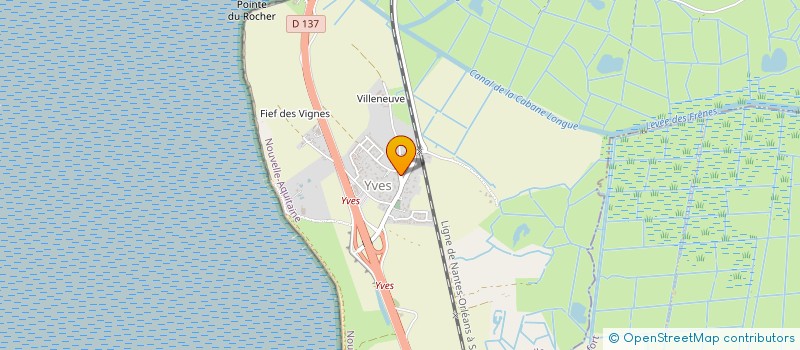 localisation de l'entreprise DYNAMIZ à YVES