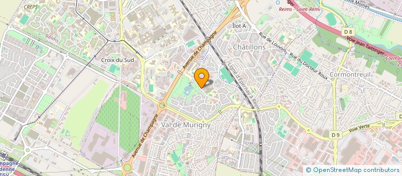 localisation de l'entreprise DYNAMO 3A  REIMS