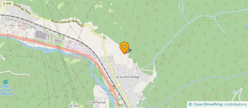 localisation de l'entreprise DYNAMO  TOURS-EN-SAVOIE