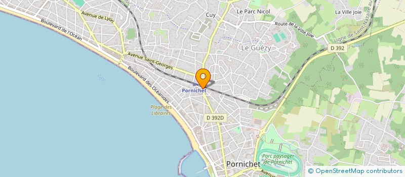 localisation de l'entreprise DYNAMO CAFE  PORNICHET