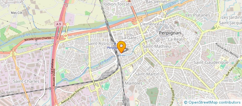 localisation de l'entreprise DYNAMO, ECOLE DE CINEMA - ARTS VISUELS  PERPIGNAN