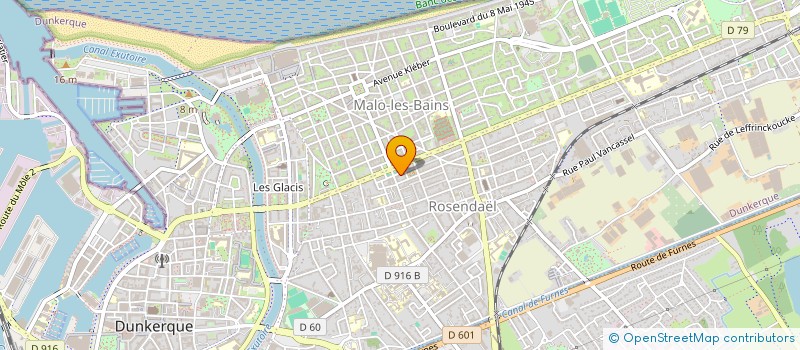 localisation de l'entreprise DYNAMO PRODUCTION à DUNKERQUE