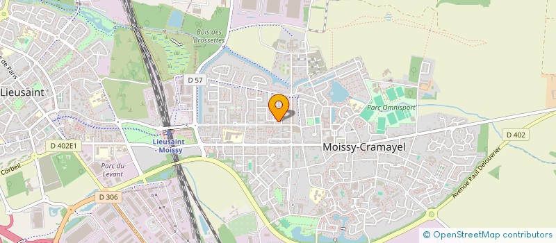 localisation de l'entreprise DYNAMO SENART à MOISSY-CRAMAYEL