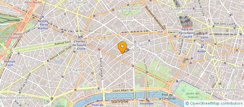 localisation de l'entreprise DYNAPLANE à PARIS