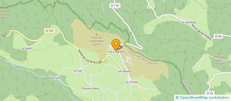 localisation de l'entreprise DYNASECU 5.3  CHALMAZEL-JEANSAGNIERE