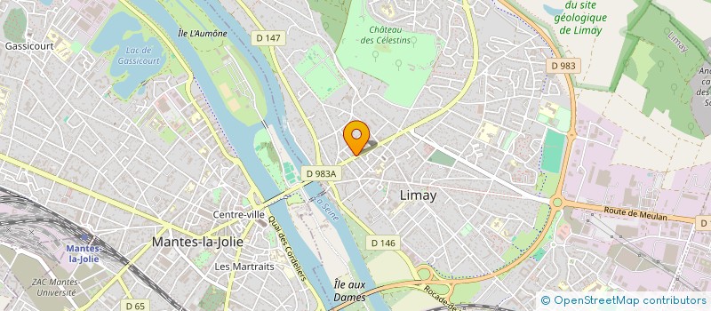 localisation de l'entreprise DYNASPACE-FOX à LIMAY