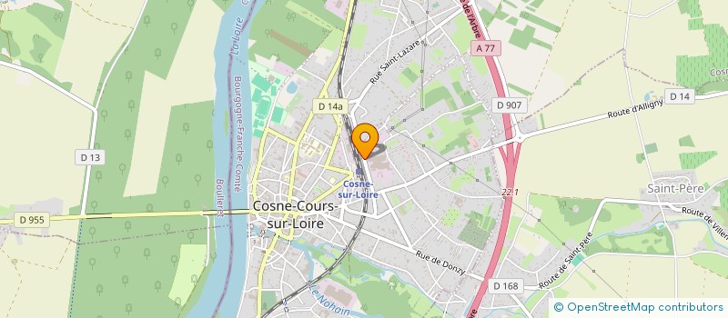 localisation de l'entreprise DYNASTEER à COSNE-COURS-SUR-LOIRE