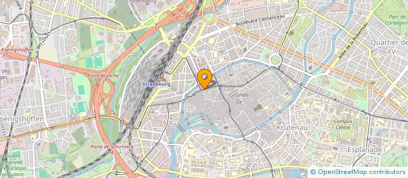localisation de l'entreprise DYNASTIE à STRASBOURG