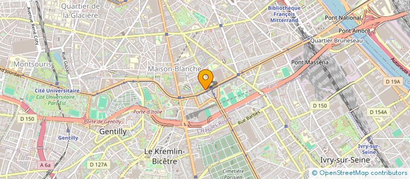 localisation de l'entreprise DYNASTIE CHOISY  PARIS