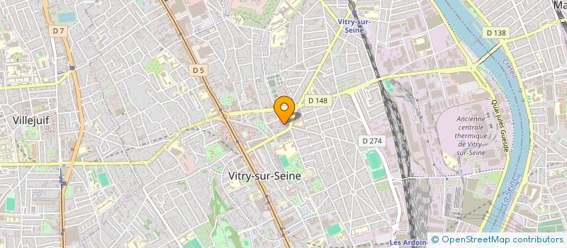 localisation de l'entreprise DYNASTIE DE VITRY  VITRY-SUR-SEINE