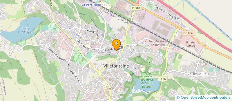 localisation de l'entreprise DYNASTIE DISTRIBUTION  VILLEFONTAINE