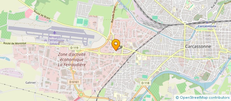 localisation de l'entreprise DYNASTIE DU CIEL à CARCASSONNE