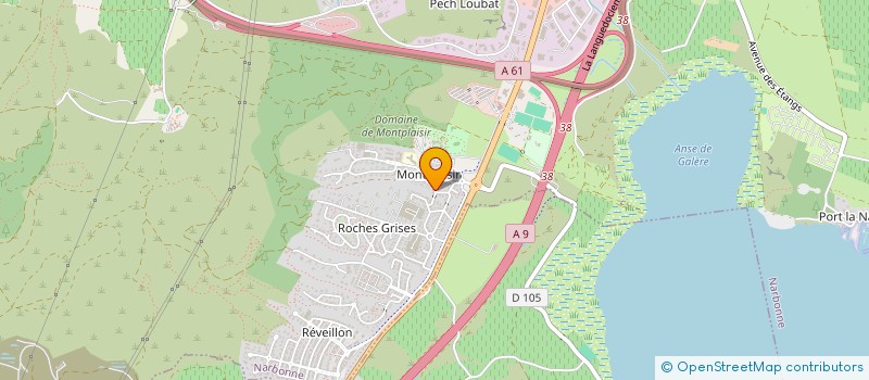 localisation de l'entreprise DYNASTIE PISCINE  NARBONNE