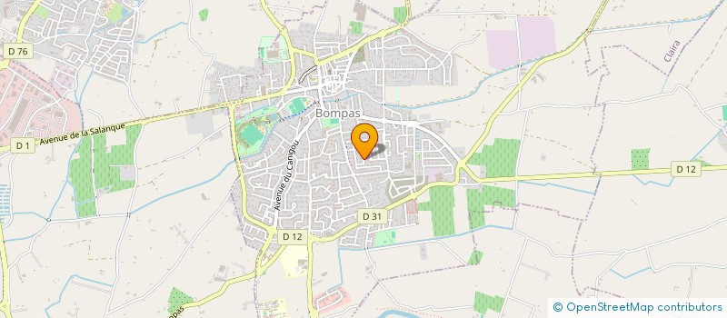 localisation de l'entreprise DYNASTRATNOVAFINANCE  BOMPAS