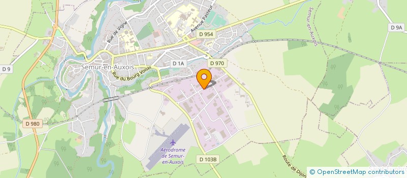 localisation de l'entreprise DYNATEST  SEMUR-EN-AUXOIS
