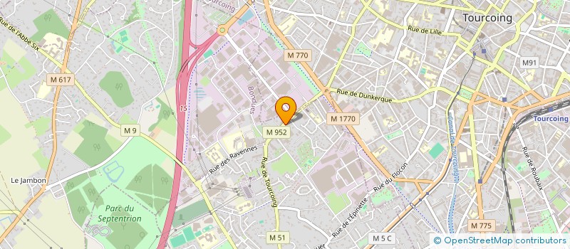 localisation de l'entreprise DYNATEX SA à MOUVAUX