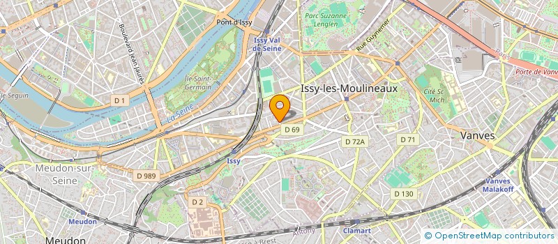 localisation de l'entreprise DYNATRA INDUSTRIES à ISSY-LES-MOULINEAUX