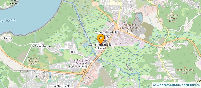 localisation de l'entreprise DYNAVENIR  CAYENNE