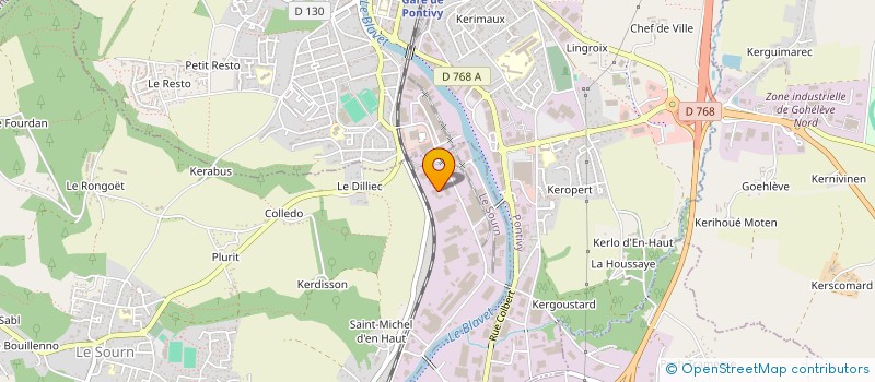 localisation de l'entreprise DYNAVIA à LE SOURN