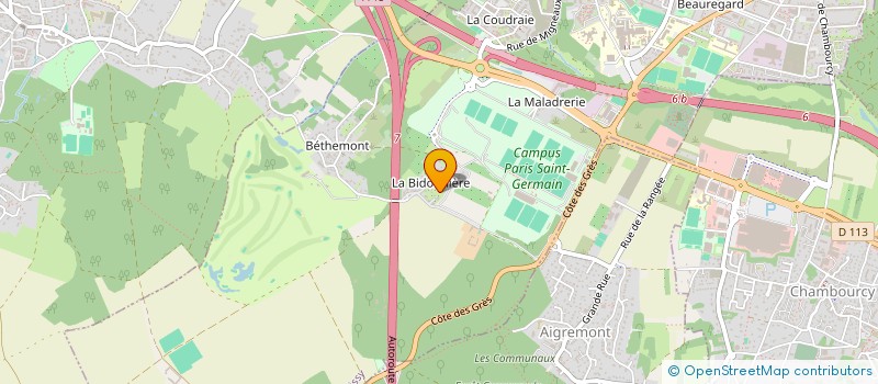 localisation de l'entreprise DYNAXIS  POISSY