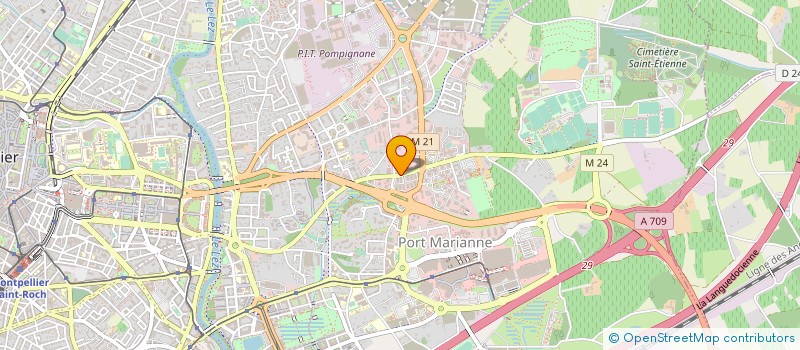 localisation de l'entreprise DYNEFF S.A.S. à MONTPELLIER