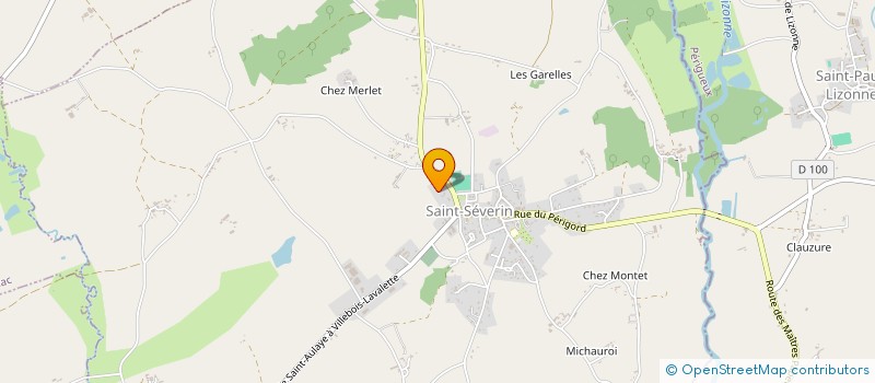 localisation de l'entreprise DYNINPEX FRANCE  SAINT-SEVERIN
