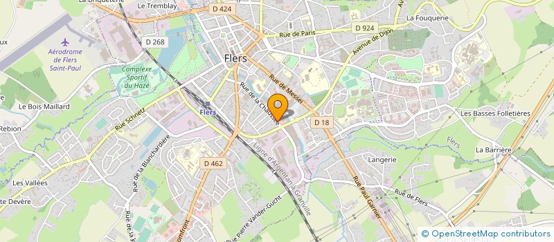 localisation de l'entreprise DYNO FLERS à FLERS