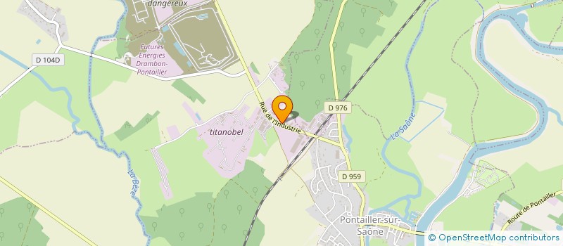 localisation de l'entreprise DYNO NOBEL HOLDINGS FRANCE SAS  PONTAILLER-SUR-SAONE