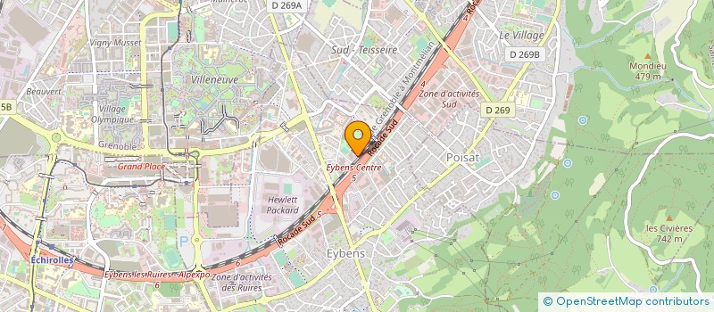 localisation de l'entreprise DYNOMIC  EYBENS