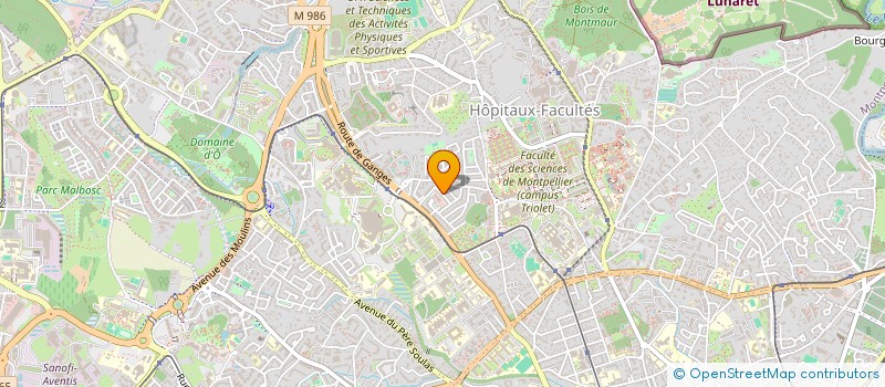 localisation de l'entreprise DYNSUN  MONTPELLIER